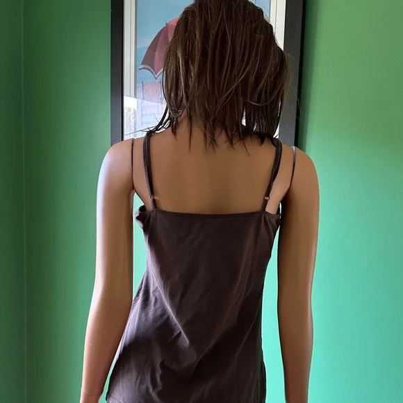 🌷🌷EUC Sonoma Women’s Brown Spaghetti Strap Camisole Top🌷🌷 - Picture 2 of 11